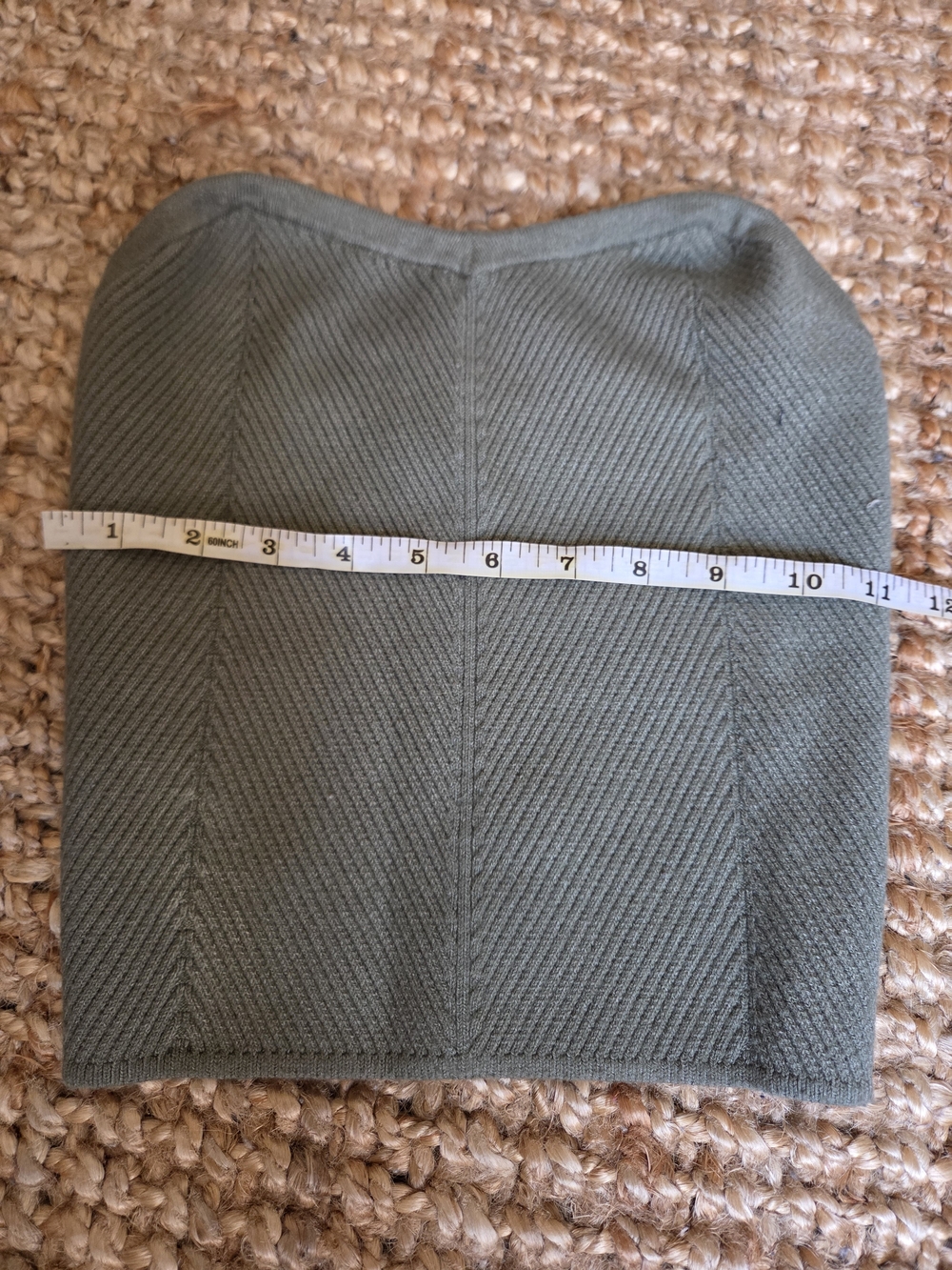 Aerie Olive Green Knit Mini Shirt